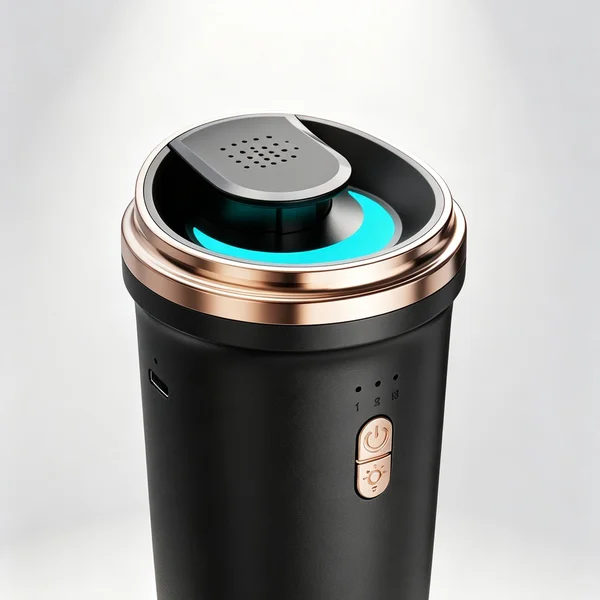 WJ-CP01 (Black Gold #1) — portable car scent diffuser